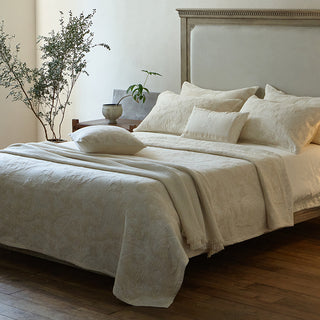 AVA.Home 三層コットンリネン ベッドカバー 3点セット