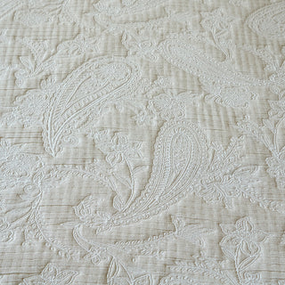 AVA.Home 三層コットンリネン ベッドカバー 3点セット