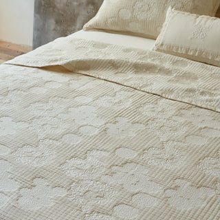 AVA.Home 三層コットンリネン ベッドカバー 3点セット