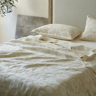 AVA.Home 三層コットンリネン ベッドカバー 3点セット