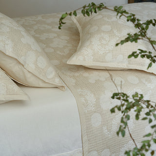 AVA.Home 三層コットンリネン ベッドカバー 3点セット