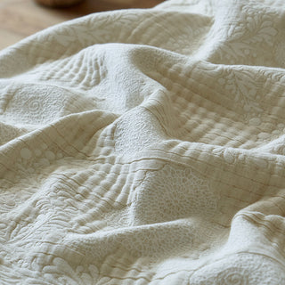 AVA.Home 三層コットンリネン ベッドカバー 3点セット