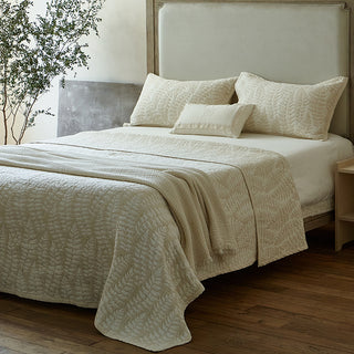 AVA.Home 三層コットンリネン ベッドカバー 3点セット