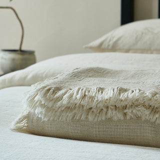 AVA.Home リネンコットン マルチカバー 245×250cm | ベッドカバー ソファカバー ブランケット 5WAY