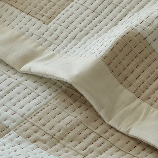 AVA.Home ジオメトリック コットンブランケット 3層構造 マルチカバー