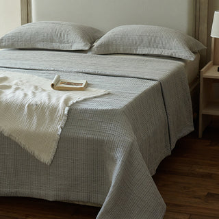 AVA.Home ジオメトリック コットンブランケット 3層構造 マルチカバー