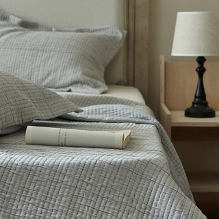 AVA.Home ジオメトリック コットンブランケット 3層構造 マルチカバー