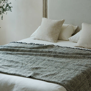 AVA.Home リネンコットン マルチカバー 245×250cm | ベッドカバー ソファカバー ブランケット 5WAY