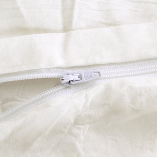 AVA.Home オーガニックコットン 掛け布団カバー 洗いざらし 綿100% 防ダニ加工