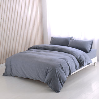 AVA.Home オーガニックコットン 掛け布団カバー 洗いざらし 綿100% 防ダニ加工