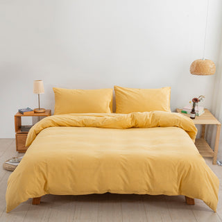 AVA.Home オーガニックコットン 掛け布団カバー 洗いざらし 綿100% 防ダニ加工