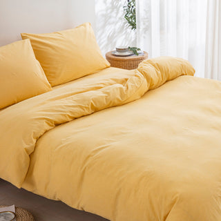 AVA.Home オーガニックコットン 掛け布団カバー 洗いざらし 綿100% 防ダニ加工